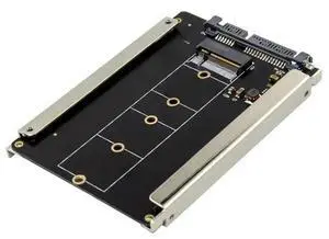 FOR B+M Key M.2 NGFF SSD To 2.5 SATA 6Gb/s Adapter Card With Enclosure Socket M2 NGFF Adapter bkey to sata case FOR B+M Key M.2 NGFF SSD To 2.5 SATA 6Gb/s Adapter Card With Enclosure Socket M2 NGFF Adapter bkey to sata case