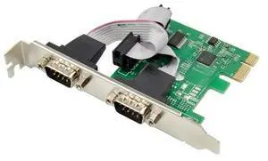 FOR PCIe To 2 Port DB9 RS232 Serial adapter card 2 Ports RS232 To PCIE Converter Card AX99100 Chipset FOR PCIe To 2 Port DB9 RS232 Serial adapter card 2 Ports RS232 To PCIE Converter Card AX99100 Chipset