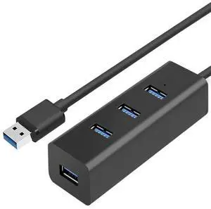 FOR Y-3075 USB3.0 splitter high-speed expansion delayed four USB3.0 hub with power supply port hub FOR Y-3075 USB3.0 splitter high-speed expansion delayed four USB3.0 hub with power supply port hub