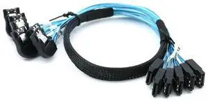 FOR SAS4.0 6 SATA to 6 SATA 7Pin Female Right Angle SSD Solid State Drive Data Cable FOR SAS4.0 6 SATA to 6 SATA 7Pin Female Right Angle SSD Solid State Drive Data Cable