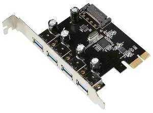 FOR Superspeed 4 Port USB 3.0 PCI Express Card PCIe USB 3.0 Host Controller 4 x USB3.0 with VL805 FOR Superspeed 4 Port USB 3.0 PCI Express Card PCIe USB 3.0 Host Controller 4 x USB3.0 with VL805