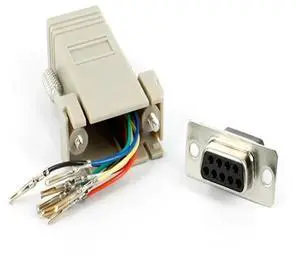 FOR RS232 DB9 Female to RJ45 Female connector Adapter ,RJ45 to DB9 RS232 com LAN TO 232 db9 10PCS FOR RS232 DB9 Female to RJ45 Female connector Adapter ,RJ45 to DB9 RS232 com LAN TO 232 db9 10PCS
