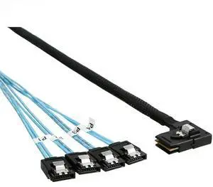 FOR MINI SAS SFF-8087 to 4-port SATA female connection cable For Server FOR MINI SAS SFF-8087 to 4-port SATA female connection cable For Server