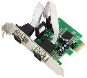 FOR 2 Port RS232 RS-232 Serial Port COM to PCI-E PCI Express Card Adapter Converter 2-port Serial Low Profile Bracket FOR 2 Port RS232 RS-232 Serial Port COM to PCI-E PCI Express Card Adapter Converter 2-port Serial Low Profile Bracket