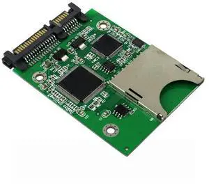 FOR SD SDHC Secure Digital MMC Memory Card to 7+15P SATA Serial ATA Converter Adapter FOR SD SDHC Secure Digital MMC Memory Card to 7+15P SATA Serial ATA Converter Adapter