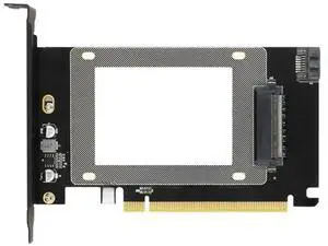 FOR PCI-E Riser 3.0 4X X16 to U.2 SFF-8639 Adapter NVMe PCIe SSD PCI-e to U2 Card M.2 NGFF 2.5' SSD to PCI-EX16 FOR PCI-E Riser 3.0 4X X16 to U.2 SFF-8639 Adapter NVMe PCIe SSD PCI-e to U2 Card M.2 NGFF 2.5' SSD to PCI-EX16