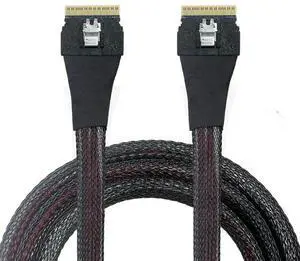 FOR Slim SAS SFF-8654 8i To SFF-8654 8I 74P SAS 4.0 High-Speed Transmission Cable FOR Slim SAS SFF-8654 8i To SFF-8654 8I 74P SAS 4.0 High-Speed Transmission Cable