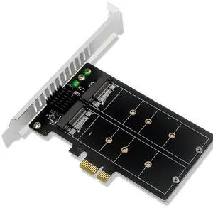 FOR Splitter Expansion Card for PCIE X1 to Dual NGFF M.2 SATA SSD FOR Splitter Expansion Card for PCIE X1 to Dual NGFF M.2 SATA SSD