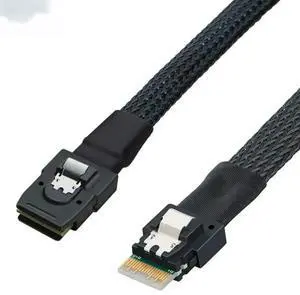 FOR MINI SAS SFF-8087 to SLIM SAS SFF-8654 4I High-Speed Server Connection Cable FOR MINI SAS SFF-8087 to SLIM SAS SFF-8654 4I High-Speed Server Connection Cable