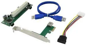 FOR PCI E PCI-E PCI Express X1 to PCI Riser Card Bus Card High Efficiency Adapter Converter USB 3.0 Cable for Desktop ASM1083 Chip FOR PCI E PCI-E PCI Express X1 to PCI Riser Card Bus Card High Efficiency Adapter Converter USB 3.0 Cable for Desktop ASM1083 Chip