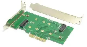 FOR M.2 NGFF PCIe 4 LANE SSD to PCIE 3.0 x4 & NGFF to SATA Adapter for xp941 IT M6E With Low Profile Bracket FOR M.2 NGFF PCIe 4 LANE SSD to PCIE 3.0 x4 & NGFF to SATA Adapter for xp941 IT M6E With Low Profile Bracket