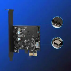 FOR High Speed PCIE TO built-in USB3.0 19PIN+TYPE-E Interface Adapter 5Gbps Card FOR High Speed PCIE TO built-in USB3.0 19PIN+TYPE-E Interface Adapter 5Gbps Card