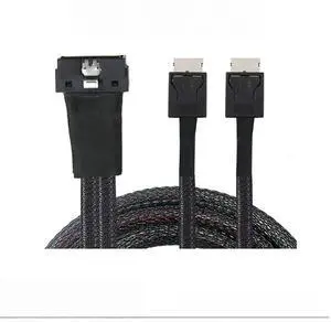 FOR SAS 4.0 PCI-E Ultraport LP Low profile SFF-8654 8i 74pin to Dual 2X 8611 4i 38Pin Server adapter cable FOR SAS 4.0 PCI-E Ultraport LP Low profile SFF-8654 8i 74pin to Dual 2X 8611 4i 38Pin Server adapter cable