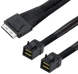 FOR Premium PCIe SFF-8611 8I to Dual 8I SAS SFF-8643 Cable for Servers FOR Premium PCIe SFF-8611 8I to Dual 8I SAS SFF-8643 Cable for Servers