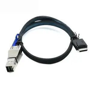 FOR Server Cable: 4i SFF-8611 to SAS SFF-HD 8644 4I, High-Speed Connection for Fast Data Transfer FOR Server Cable: 4i SFF-8611 to SAS SFF-HD 8644 4I, High-Speed Connection for Fast Data Transfer