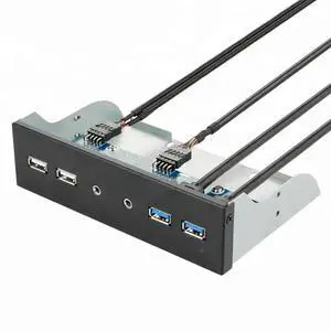 FOR Computer Case USB 2.0 USB 3.0 HD Audio Custom USB Front Panel 5.25 hub computer FOR Computer Case USB 2.0 USB 3.0 HD Audio Custom USB Front Panel 5.25 hub computer