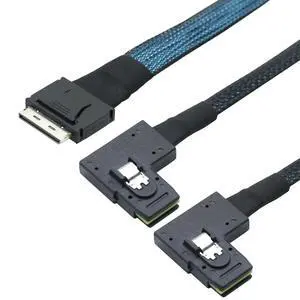FOR PCIe to Dual 8I SAS SFF-8087 Left Angle Server Cable Bundle for Efficient Data Transfer FOR PCIe to Dual 8I SAS SFF-8087 Left Angle Server Cable Bundle for Efficient Data Transfer