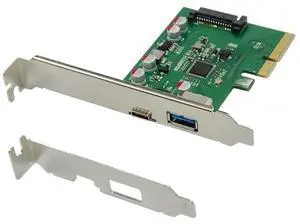 FOR USB 3.1 Type C PCIe Expansion Card PCI-E to USB3.1 GEN 2 10Gbps USB Type-C + USB3.0 Type A Riser Card PCI Express x4 USB Adapter FOR USB 3.1 Type C PCIe Expansion Card PCI-E to USB3.1 GEN 2 10Gbps USB Type-C + USB3.0 Type A Riser Card PCI Express x4 USB Adapter