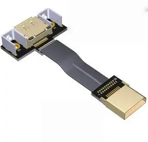 FOR 1.4 Cable Angled 8K 4K HDR 165Hz 60Hz Display Port Adapter For Video PC Laptop TV DP 1.4 1.2 Flex extension Cable FOR 1.4 Cable Angled 8K 4K HDR 165Hz 60Hz Display Port Adapter For Video PC Laptop TV DP 1.4 1.2 Flex extension Cable