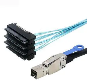 FOR Mini SAS HD SFF-8644 to SFF-8482 29P 2-in-1 Array Card SATA Hard Disk Data Cable FOR Mini SAS HD SFF-8644 to SFF-8482 29P 2-in-1 Array Card SATA Hard Disk Data Cable