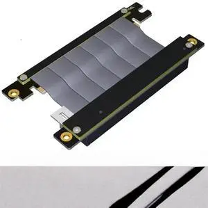 FOR Graphics card extension cable PCI-E x16 3.0 full speed stable compatible with ITX A4 chassis single reverse FOR Graphics card extension cable PCI-E x16 3.0 full speed stable compatible with ITX A4 chassis single reverse