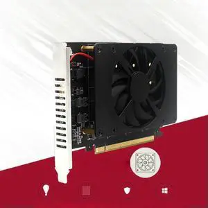 FOR PCI-E Signal Split Array Card with 4 M.2 NVME Disk Array for SSD - High-Speed Data Transfer and Efficient Cooling fan FOR PCI-E Signal Split Array Card with 4 M.2 NVME Disk Array for SSD - High-Speed Data Transfer and Efficient Cooling fan