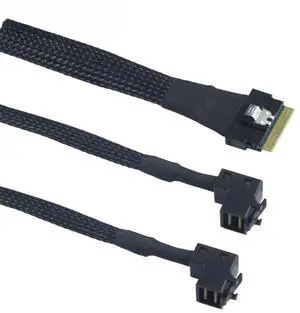 FOR MINI SAS SFF-8654 8i 4.0 to 2 Ports SAS HD SFF-8643 Adapter Cable FOR MINI SAS SFF-8654 8i 4.0 to 2 Ports SAS HD SFF-8643 Adapter Cable