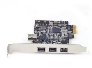 FOR PCIE Combo 3x 1394b + 1x 1394a Firewire Ports PCI-Express Controller Card, 1394 card TI Chipset XI02213, 8 7 FOR PCIE Combo 3x 1394b + 1x 1394a Firewire Ports PCI-Express Controller Card, 1394 card TI Chipset XI02213, 8 7