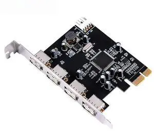 FOR PCIe PCI-Express x1 to 4 External port USB2.0 Ports with sata power expansion card 9990 FOR PCIe PCI-Express x1 to 4 External port USB2.0 Ports with sata power expansion card 9990
