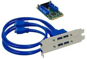 FOR Mini PCIE to dual 19PIN USB3.0 expansion card NEC 720202 chip 2-ports 20pin to 4 port usb 3.0 mini pci-e to usb hub adapter FOR Mini PCIE to dual 19PIN USB3.0 expansion card NEC 720202 chip 2-ports 20pin to 4 port usb 3.0 mini pci-e to usb hub adapter