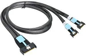 FOR MCIO 8i 5.0 SFF-8654 8I to 2 MCIO SFF-8654 4I Cable for High-Speed Data Transfer FOR MCIO 8i 5.0 SFF-8654 8I to 2 MCIO SFF-8654 4I Cable for High-Speed Data Transfer