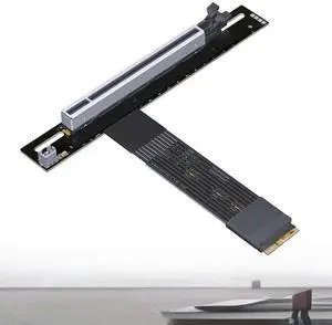 FOR M.2 NGFF NVMe to PCIe 5.0 x16 STX Motherboard Graphics Card Extension Cable Supports Gen5 FOR M.2 NGFF NVMe to PCIe 5.0 x16 STX Motherboard Graphics Card Extension Cable Supports Gen5