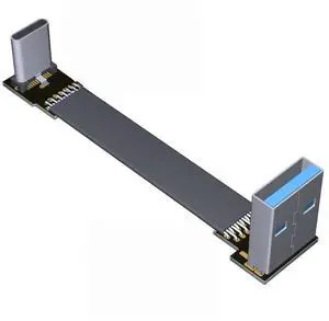FOR USB3.1 Type C 90 Degree USB C Cable Type A USB 3.0 type-C Fast Charging Data Cable 3A usb chargeable Flexible Flat Cable FOR USB3.1 Type C 90 Degree USB C Cable Type A USB 3.0 type-C Fast Charging Data Cable 3A usb chargeable Flexible Flat Cable