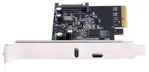 FOR PCIE3.0 To USB3.2 Type-c 20G Data Transfer and 20W Quick Charge USB-C controller Card pci-e to dual usb3.2 tc connector FOR PCIE3.0 To USB3.2 Type-c 20G Data Transfer and 20W Quick Charge USB-C controller Card pci-e to dual usb3.2 tc connector