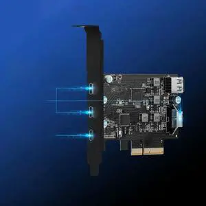 FOR High Speed 20Gbps PCIE X4 To 3 USB 3.2 TYPE-C With Internal USB2.0+TYPE-E Expansion Card FOR High Speed 20Gbps PCIE X4 To 3 USB 3.2 TYPE-C With Internal USB2.0+TYPE-E Expansion Card