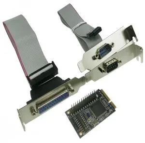 FOR MINI PCI-e adapter to RS232 serial and parallel transfer COM mini pcie parallel printer port expansion card FOR MINI PCI-e adapter to RS232 serial and parallel transfer COM mini pcie parallel printer port expansion card