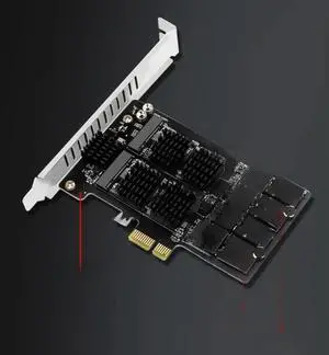 FOR M.2 NGFF B-Key to 5 Ports SATA3.0 Expansion Card with JMB575 Chipset for SATA III 6GB/S, Computer Expansion Adapter Accessories FOR M.2 NGFF B-Key to 5 Ports SATA3.0 Expansion Card with JMB575 Chipset for SATA III 6GB/S, Computer Expansion Adapter Accessories
