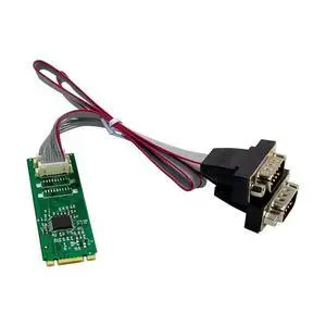 FOR M.2 B+M To DB9 2 Com Ports AX99100 Chip 2S DB 9pin RS232 Serial Port Industrial COM1 Serial Port M2 B M KEY Expansion Card FOR M.2 B+M To DB9 2 Com Ports AX99100 Chip 2S DB 9pin RS232 Serial Port Industrial COM1 Serial Port M2 B M KEY Expansion Card