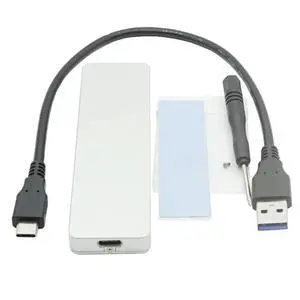 FOR USB3.1 Type-C to M. 2 NVME PCIE SSD Enclosure PCI-E protocols Mobile Hard Disk Box JMS583 chip Aluminium Heat dissipation FOR USB3.1 Type-C to M. 2 NVME PCIE SSD Enclosure PCI-E protocols Mobile Hard Disk Box JMS583 chip Aluminium Heat dissipation