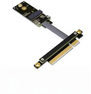FOR PCIe x8 to M.2 A.E. key WiFi extension cable PCI-E 8X to m.2 lan card PCIE3.0 Flexible Flat Cable FOR PCIe x8 to M.2 A.E. key WiFi extension cable PCI-E 8X to m.2 lan card PCIE3.0 Flexible Flat Cable
