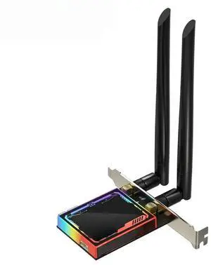 FOR Wireless Wifi Adapter Network Card Wi Fi Signal Receiver Wi-fi 6 5.1 Dual Band With Colorful Breathing Light FOR Wireless Wifi Adapter Network Card Wi Fi Signal Receiver Wi-fi 6 5.1 Dual Band With Colorful Breathing Light