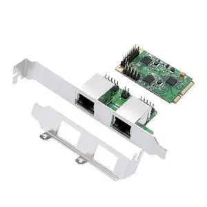FOR Mini PCI-Express Dual Ethernet Controller Card 10/100/1000 BASE-T Ethernet LAN controlle FOR Mini PCI-Express Dual Ethernet Controller Card 10/100/1000 BASE-T Ethernet LAN controlle