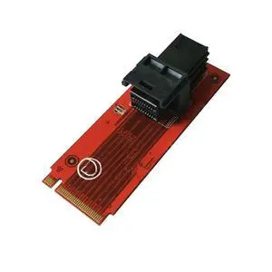 FOR M2(PCIe Gen x4) to SFF-8643 Adapter Connector Connection NVMe U.2 (SFF-8639) SSD Gen3/4 UEFI WIN10 FOR M2(PCIe Gen x4) to SFF-8643 Adapter Connector Connection NVMe U.2 (SFF-8639) SSD Gen3/4 UEFI WIN10