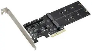 FOR Adapter Card PCIE 3.0 X4 To 2 Port M.2 B-KEY Dual Port SATA Extension Chip ASM116 Converter Expansion PCI-E 4X M2 BKEY Add Card FOR Adapter Card PCIE 3.0 X4 To 2 Port M.2 B-KEY Dual Port SATA Extension Chip ASM116 Converter Expansion PCI-E 4X M2 BKEY Add Card