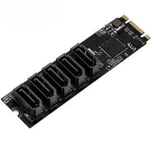 FOR M.2 (PCIe 3.0) to 5 Ports SATA III 6G ssd Adapter with sataIII cable SATA3.0 to m.2 pci-e FOR M.2 (PCIe 3.0) to 5 Ports SATA III 6G ssd Adapter with sataIII cable SATA3.0 to m.2 pci-e