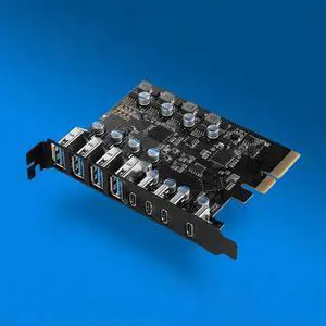 FOR High-speed 20Gbps PCIE X4 to USB 3.2 Expansion Card for Desktop - 4 Type-A and 4 Type-C USB Ports FOR High-speed 20Gbps PCIE X4 to USB 3.2 Expansion Card for Desktop - 4 Type-A and 4 Type-C USB Ports