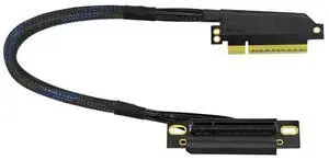FOR PCIE 4.0 X8 TO X8 Flexible Riser Cable for AI Server Internal Left Right Connector FOR PCIE 4.0 X8 TO X8 Flexible Riser Cable for AI Server Internal Left Right Connector