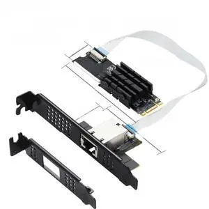 FOR M.2 to Single Port 10 Gbase Ethernet Nic B Key M Key 10G/2.5G/1000M RJ45 Lan Network Adapter Card AQC107 Chip FOR M.2 to Single Port 10 Gbase Ethernet Nic B Key M Key 10G/2.5G/1000M RJ45 Lan Network Adapter Card AQC107 Chip