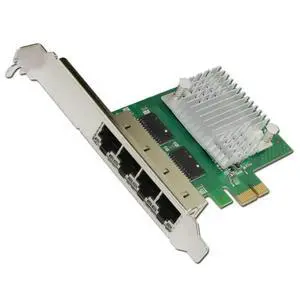 FOR E350T4 PCI-E X1 Quad Port 10/100/1000Mbps Ethernet Network Card Server Adapter LAN I350-T4 NIC FOR E350T4 PCI-E X1 Quad Port 10/100/1000Mbps Ethernet Network Card Server Adapter LAN I350-T4 NIC