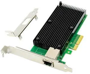 FOR PCIe X4 to Single Port 10GbE RJ45 Server NIC Network Card PCIe 10 Ethernet server PCI-E card X550 Chipset 10G LAN 10000m FOR PCIe X4 to Single Port 10GbE RJ45 Server NIC Network Card PCIe 10 Ethernet server PCI-E card X550 Chipset 10G LAN 10000m